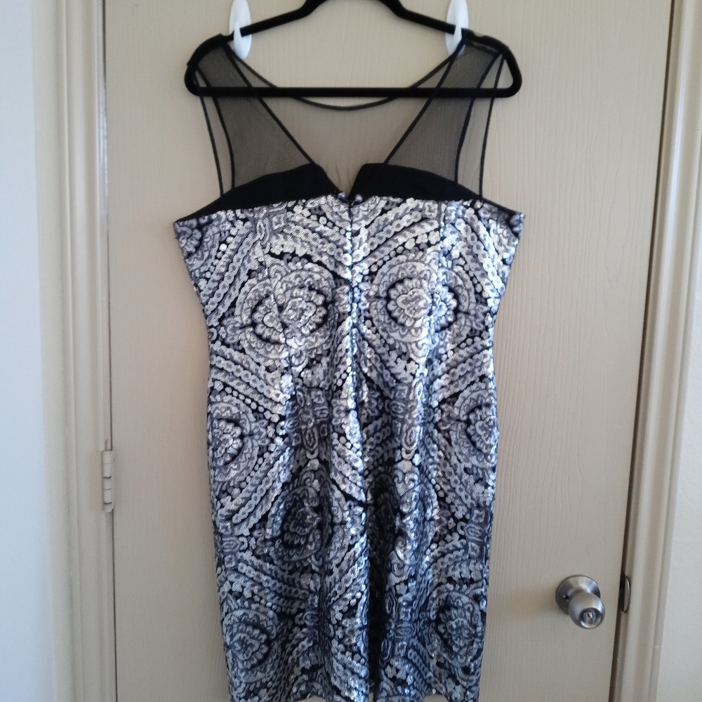 Adriana Papell Sequin Dress size 16